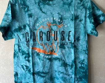 Carousel Design Tie Dye Logo T-Shirt