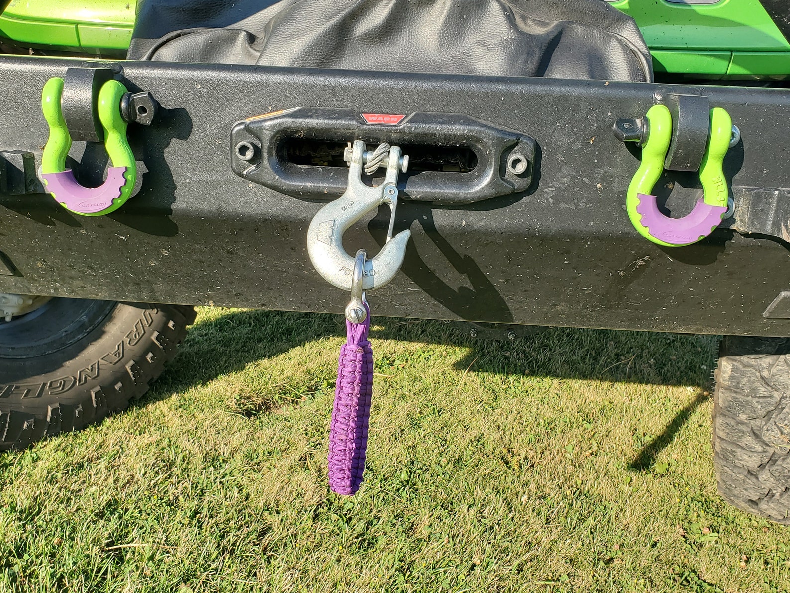 Custom Paracord Jeep Winch Pull Strap / ORV/ATV Winch Pull Etsy