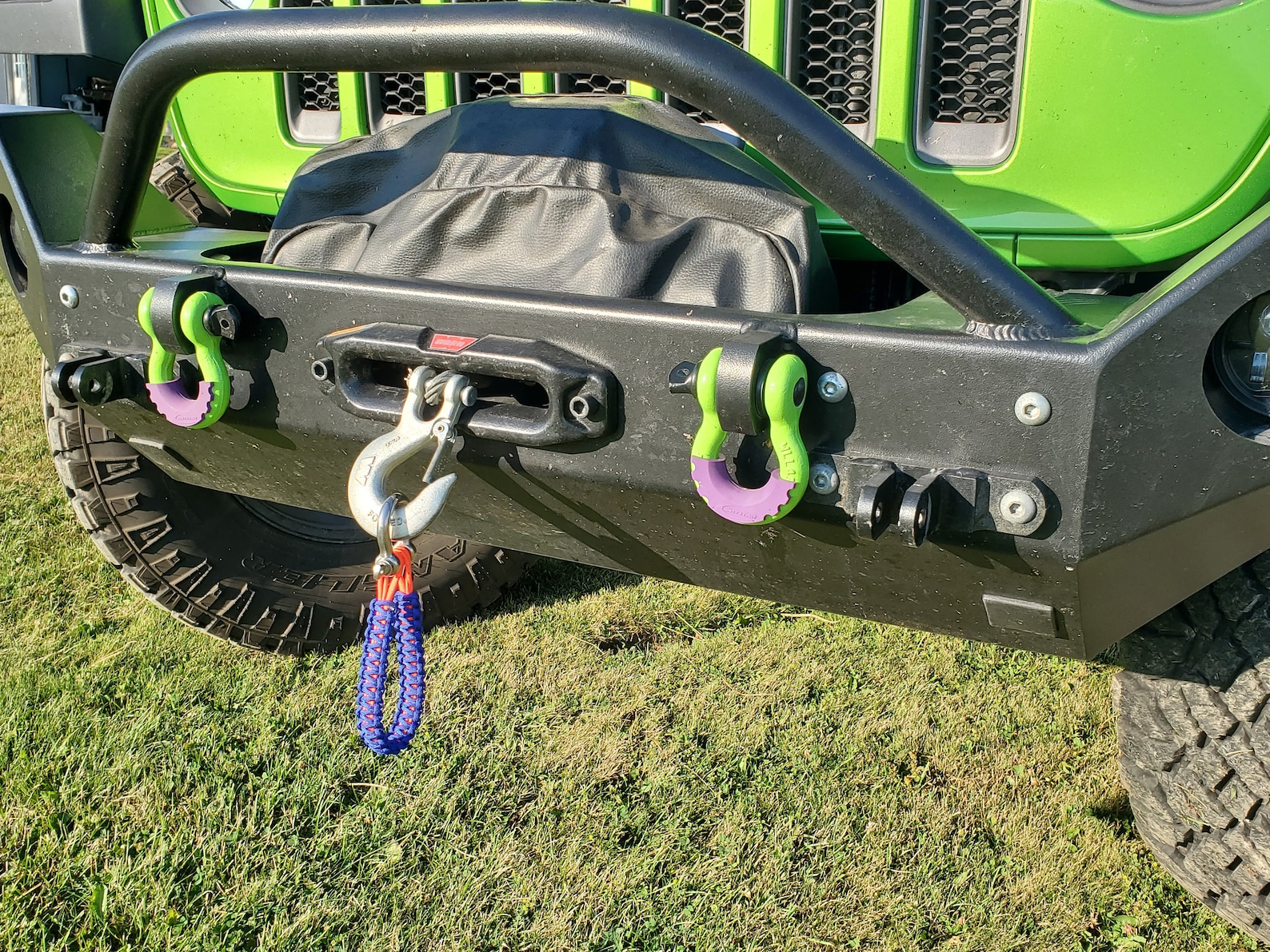 Custom Paracord Jeep Winch Pull Strap / ORV/ATV Winch Pull Etsy