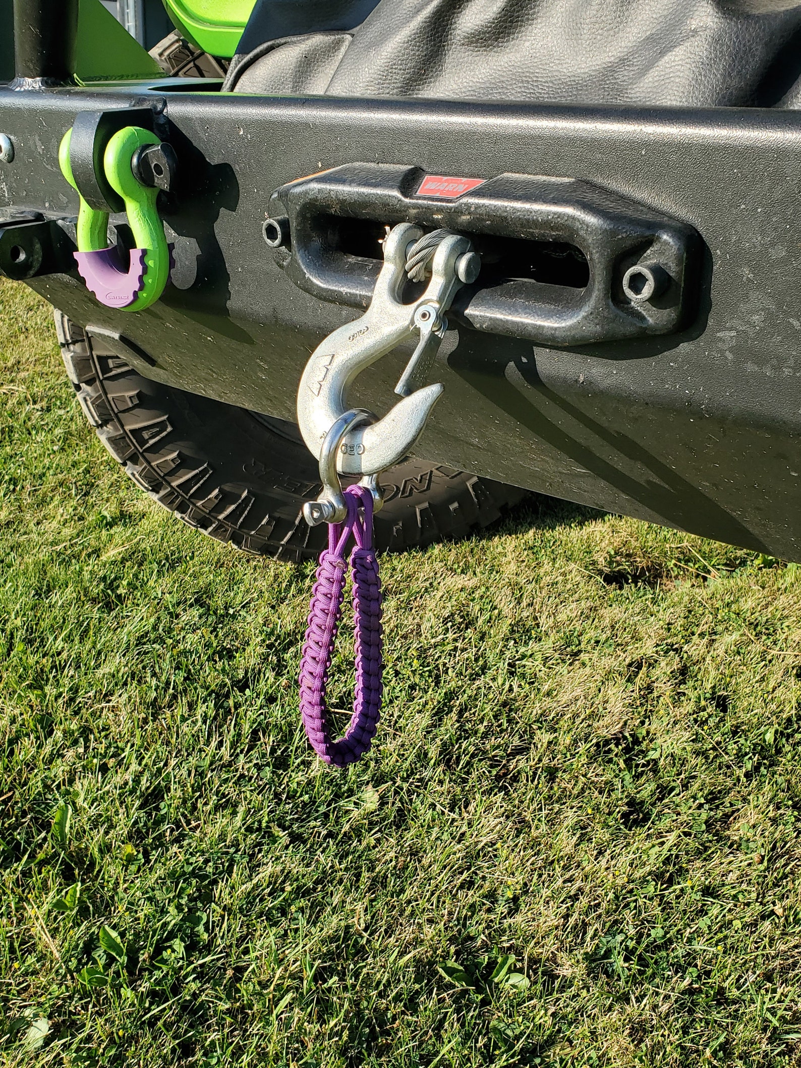 Custom Paracord Jeep Winch Pull Strap / ORV/ATV Winch Pull Etsy
