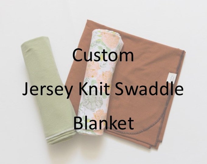 jersey knit swaddle blanket