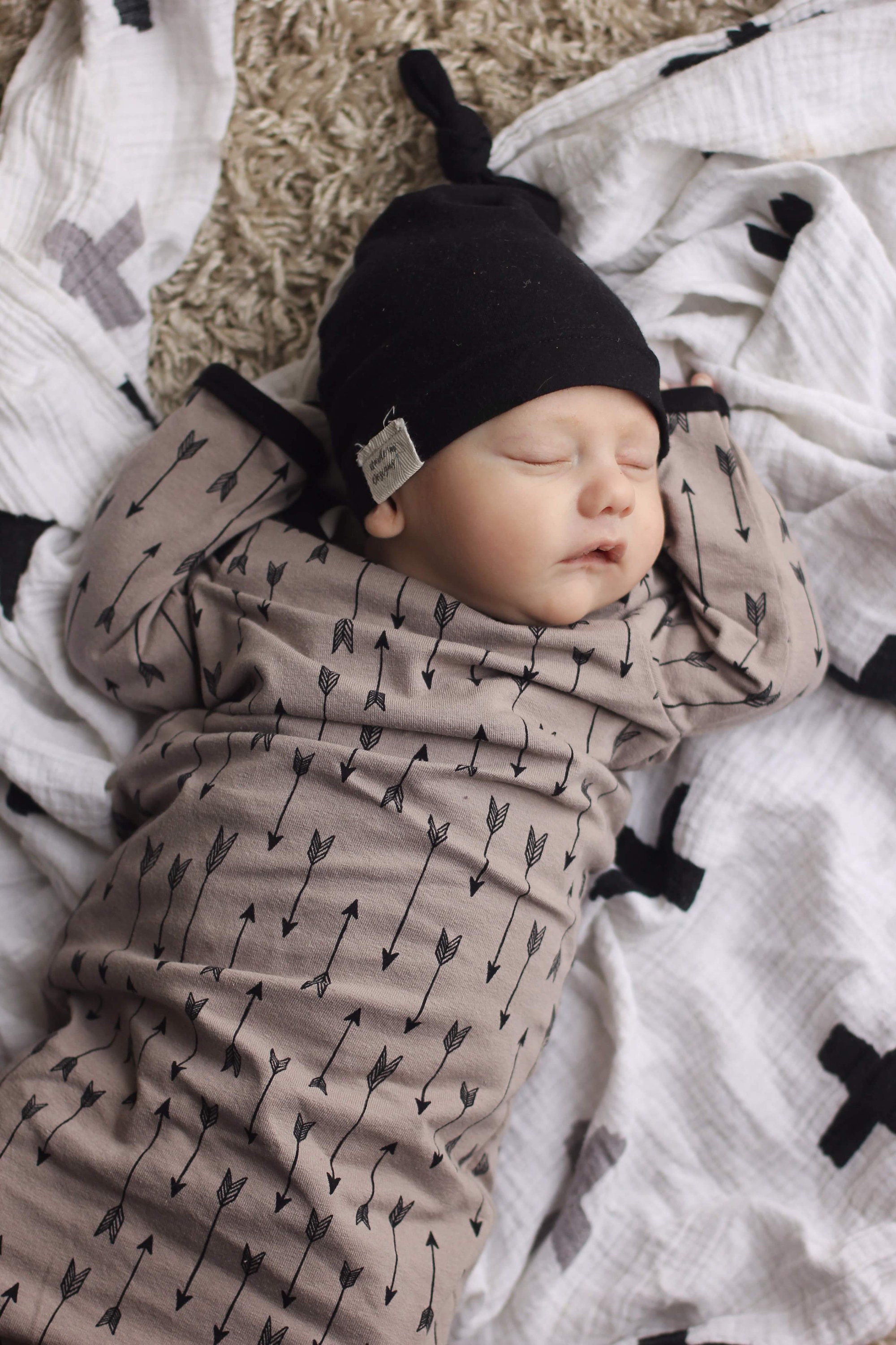 black top hat for infant