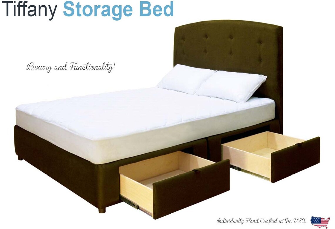 King Bed Frames on Sale Storage Platform Bed Tiffany SALE Etsy