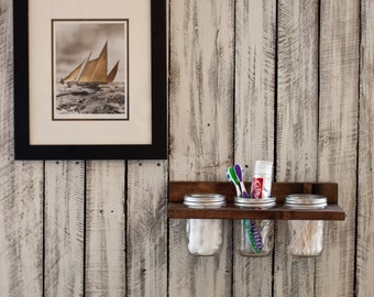 Hanging 3 Mason Jar Holder