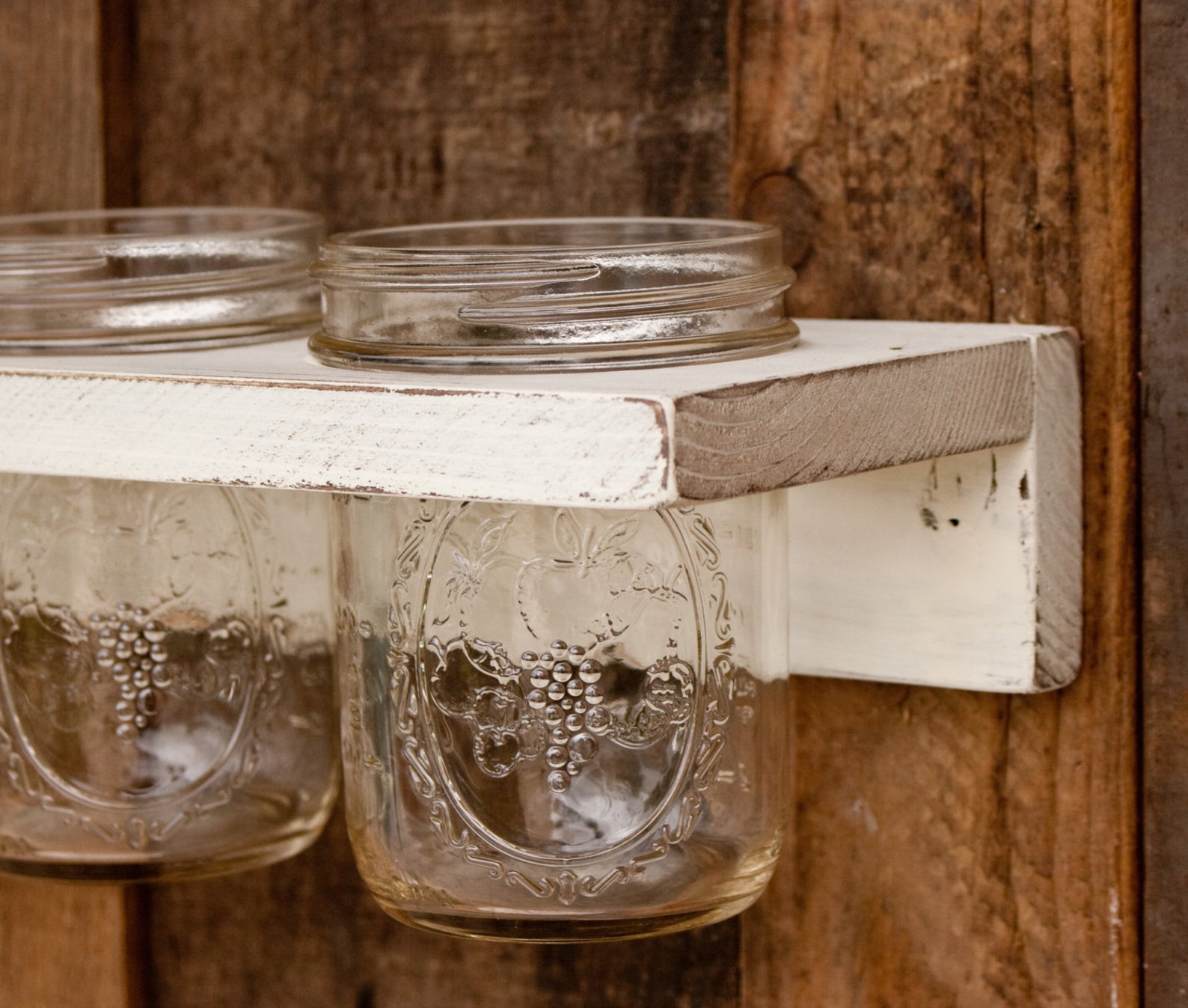 Hanging 3 Mason Jar Holder Etsy