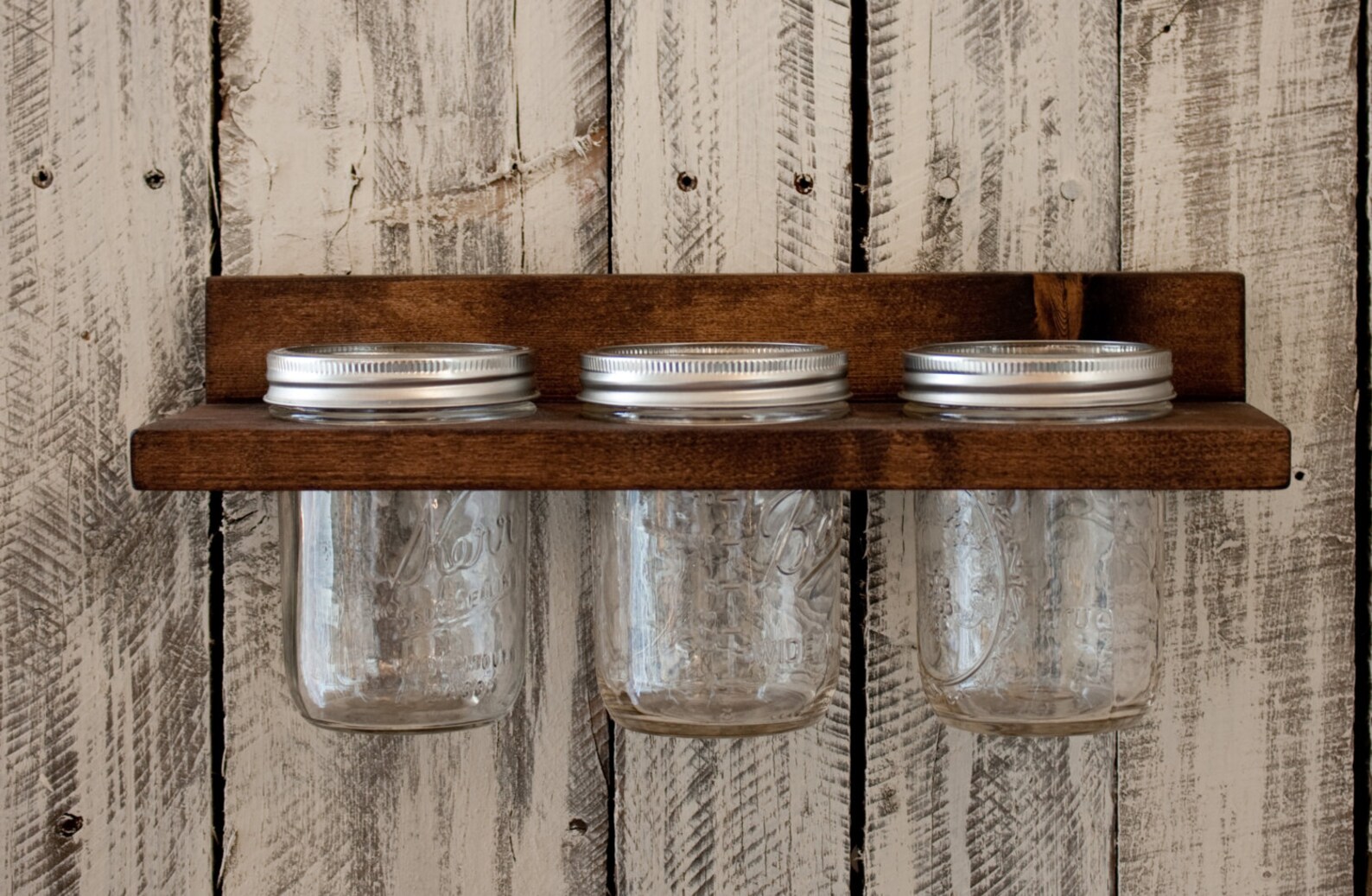 Hanging 3 Mason Jar Holder Etsy