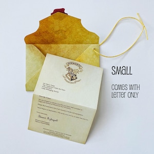 Magical School Acceptance Letter Ornament | 2 Sizes to Choose From!