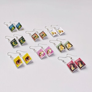 Nancy Drew Mini-book Earrings - Set of 8