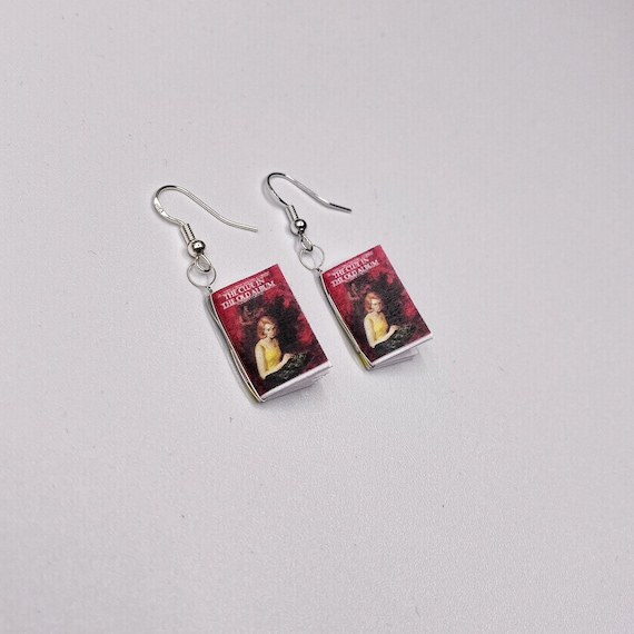 Nancy Drew Mini-book Earrings #24 - Etsy display picture 2