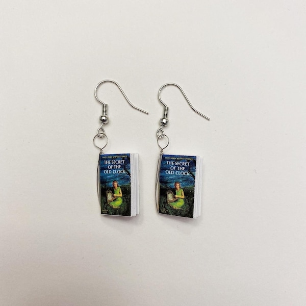 Nancy Drew Mini-book Earrings #1