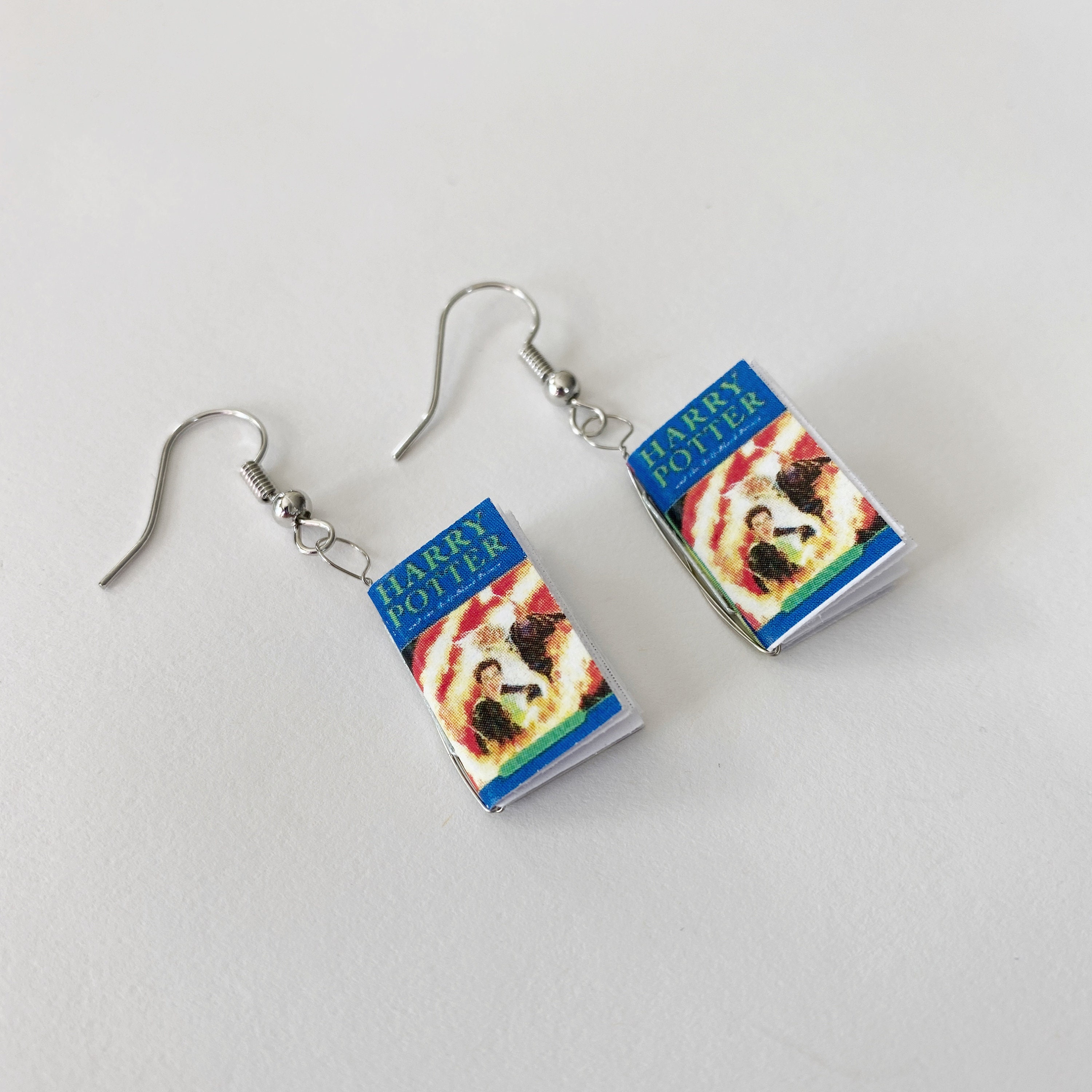 Harry potter book earrings hot sale