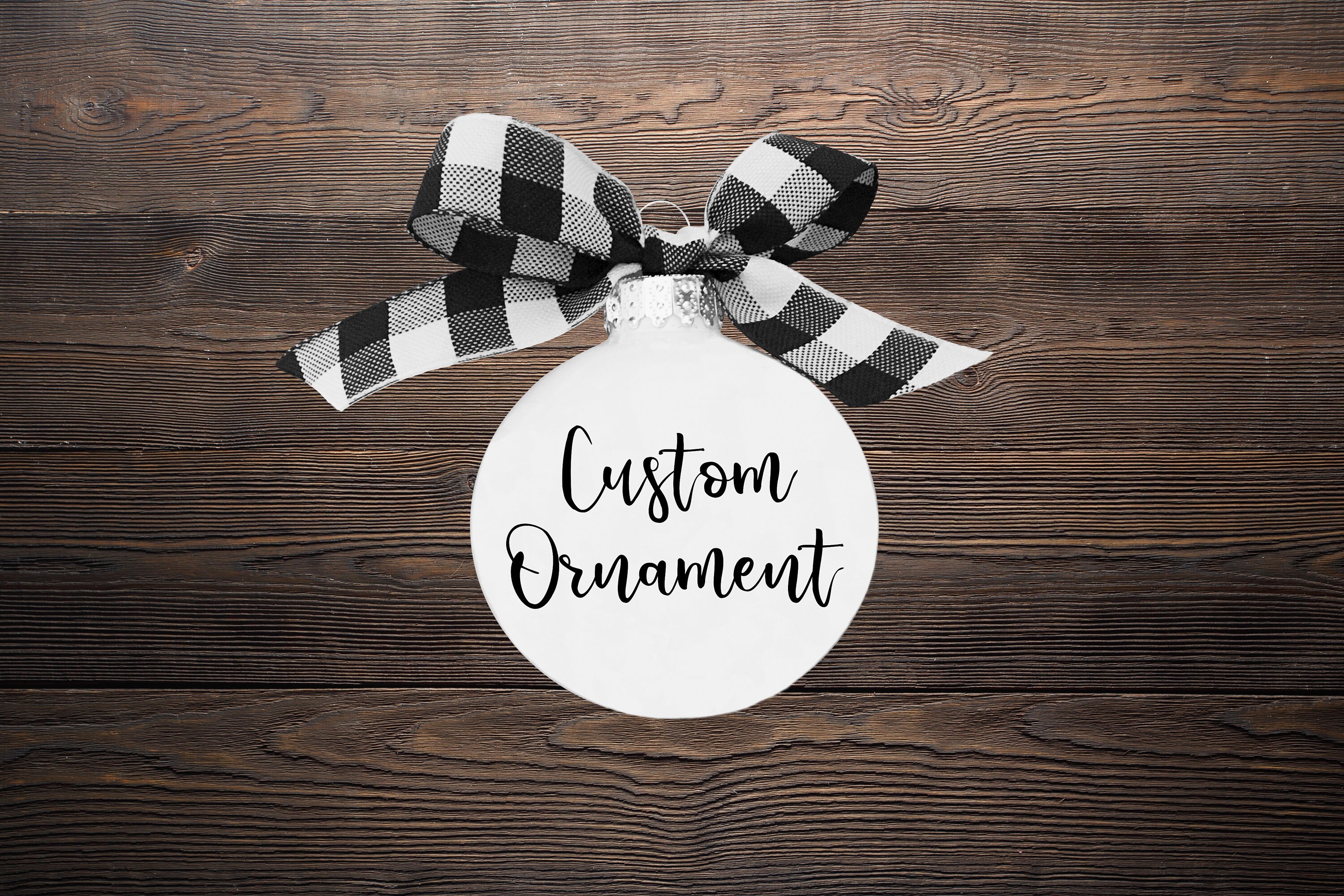 Custom Ornament Logo Ornament Name Ornament Personalized Etsy