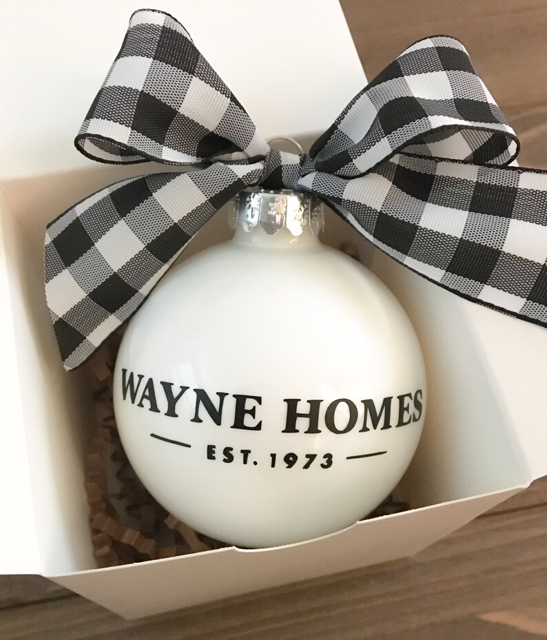 Custom Ornament Logo Ornament Name Ornament Personalized Etsy