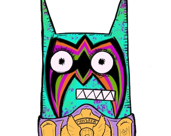 Ultimate Warrior Monster Sticker