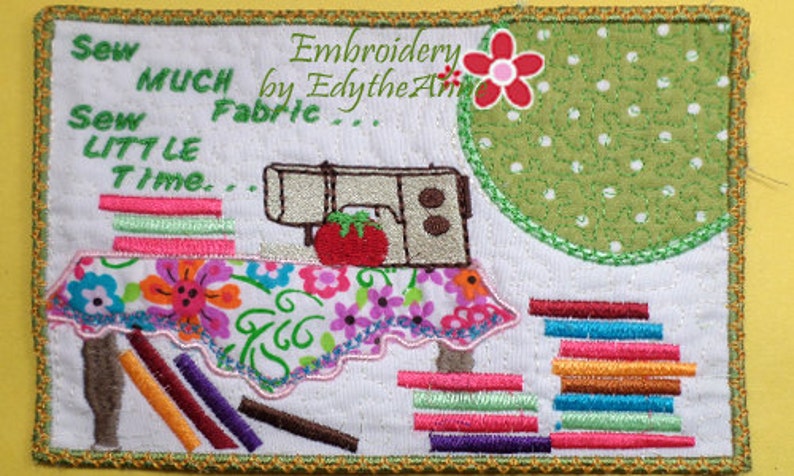 Sew Much Fabric...sew Little Time in the Hoop Whimsical - Etsy