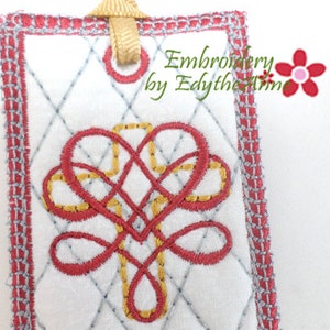 For God So Loved Machine Embroidery In The Hoop Bookmark image 3