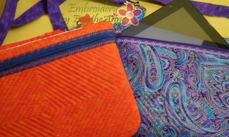 Penelopes garden scalloped flap bagw built in credit  etsy Penelopes garden scalloped flap bagw built in credit  etsy