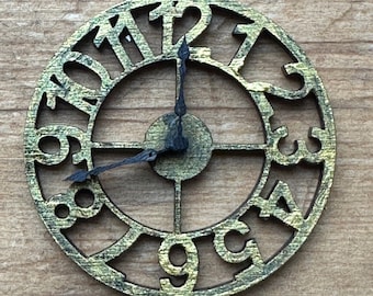 Dollhouse Miniature Clock