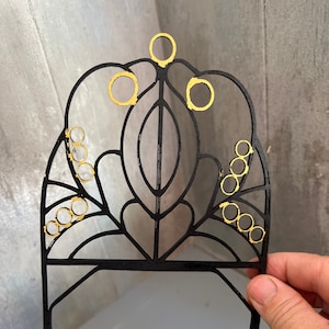 Dollhouse wrought Iron look bed Frame