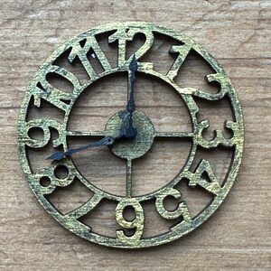 Dollhouse Miniature Clock