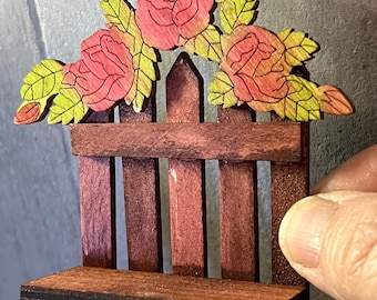 Dollhouse Fence Post Shelf