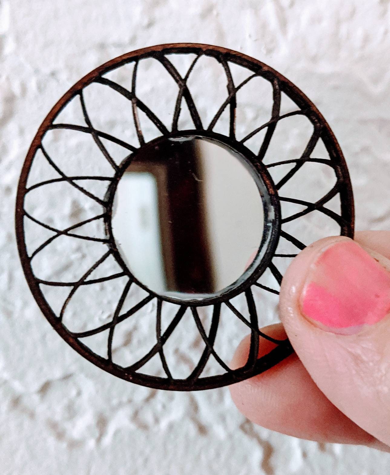 Mini Model Mirror Dollhouse Wooden Miniature Mirror. - Etsy