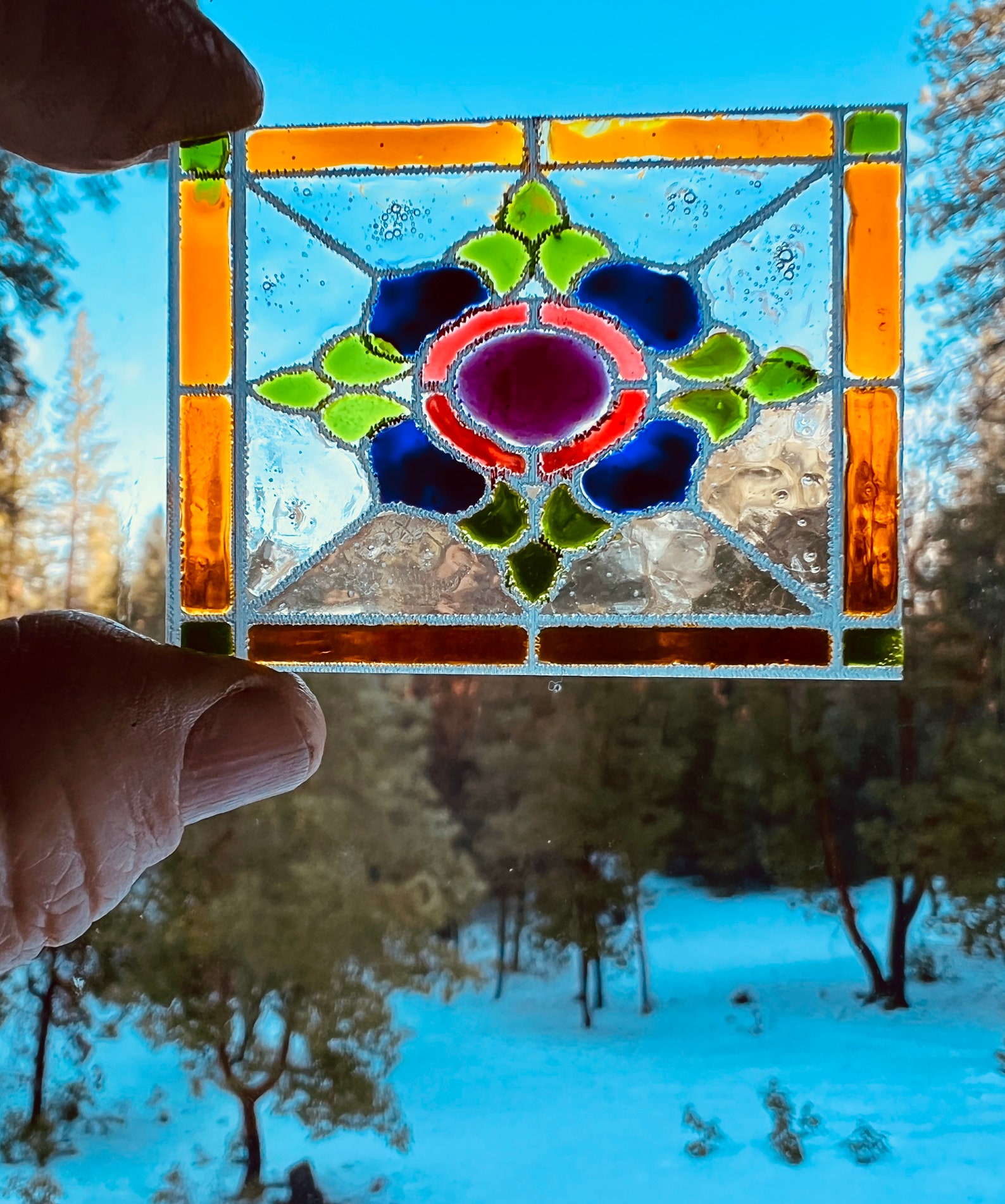 Dollhouse Stained Glass Acrylic Window Etsy