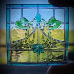 Dollhouse Acrylic Stained Glass look Window