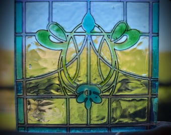 Dollhouse Acrylic Stained Glass look Window