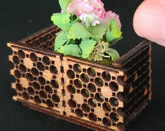 Dollhouse Decorative Open Crate