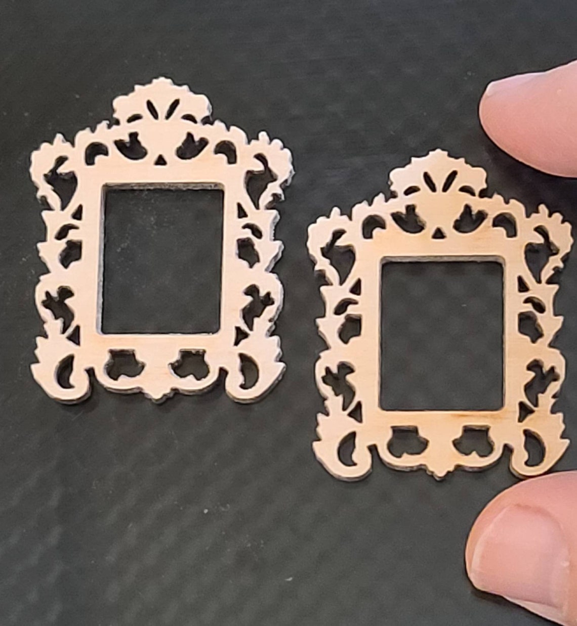 Dollhouse Wooden Miniature Frames Etsy