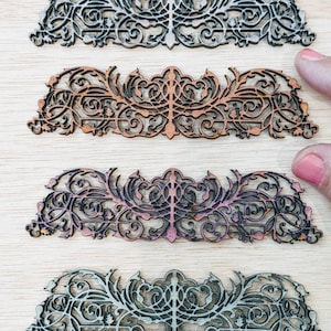 Dollhouse Miniature ornate wooden decoritve embellishment