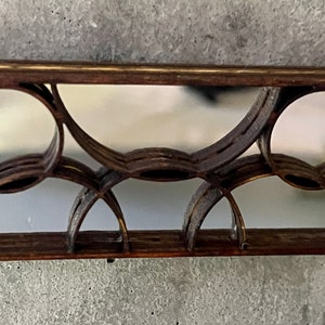 Dollhouse wooden mirror