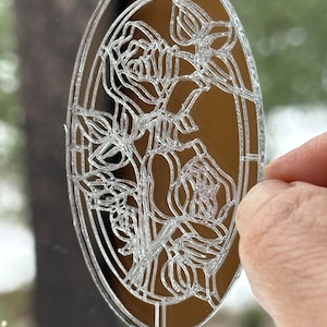 Dollhouse Rose Mirror