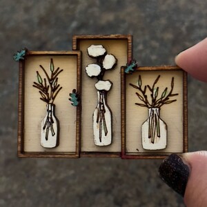 Dollhouse Miniature Picture plaque