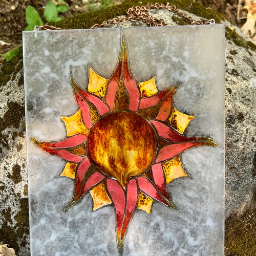 Stained glass shops look Acrylic Sun Suncatcher window