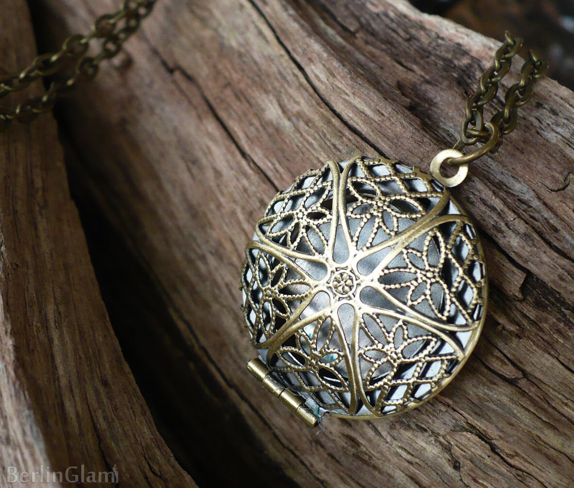 Photo locket pendant necklace mom's baby shower gift Etsy