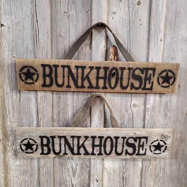 Bunkhouse Sign Etsy