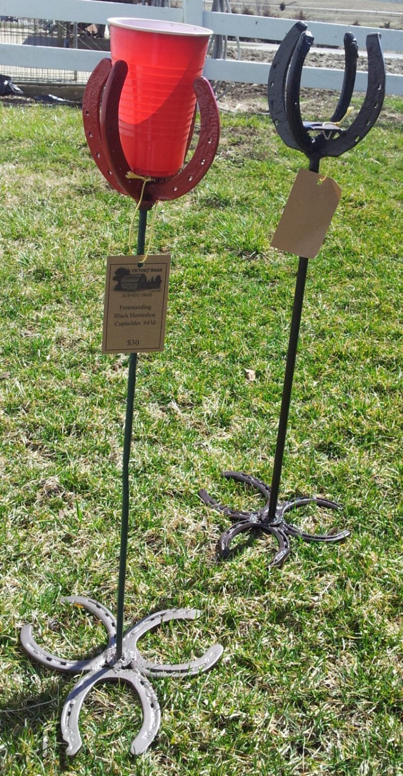 Horseshoe Cup Holder Red Solo Cup Holder Cowboy Cup Holder Etsy