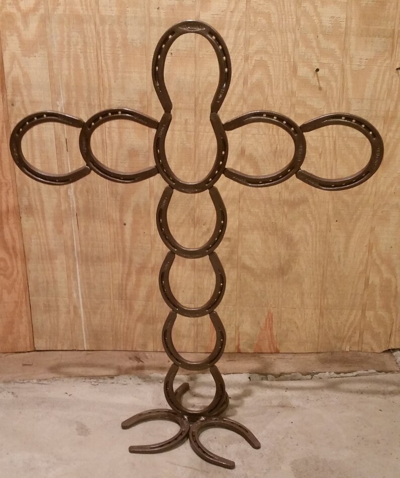Authentic Horseshoe Cross Freestanding Great Indoors or Etsy