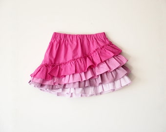 Shapla Ruffle Skirt PDF Sewing Pattern tutorial girls e-book, Sizes 0-3 months to 12 year included instant download handmade