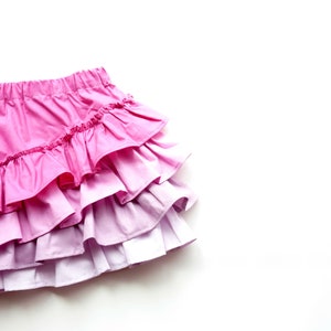 Shapla Ruffle Skirt PDF Sewing Pattern tutorial girls e-book, Sizes 0-3 months to 12 year included instant download handmade image 4