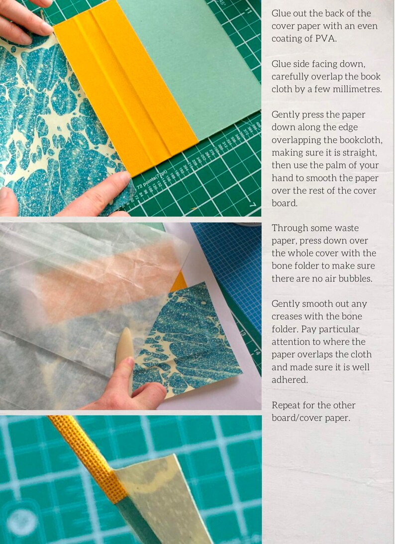 Easy Bookbinding Tutorial DIY Craft Introduction to Etsy