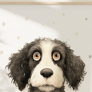 Bernedoodle Wall Art,  Bernedoodle Download, Dog Lovers Gifts, Dog Prints, Cute Office Decoration, Bernedoodle Gifts INSTANT DOWNLOAD