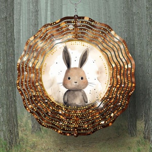 Wind Spinner Easter Bunny Sparkle Sublimation PNG 12x12 inch at 300 ppi PNG File, Tumbler Wraps,  Christmas Birthday Gift, Bunny Lover Gift