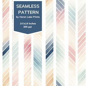 Watercolor Pastel Vertical Chevron Stripes Seamless Pattern, Print on Demand, Commercial Use, Use for Printing Textiles, Paper Crafts