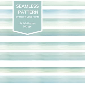 Ocean Blue & White Horizontal Stripes Seamless Pattern POD Utilisation commerciale, utilisation pour l’impression de textiles, arrière-plans d’artisanat en papier Junk Journals
