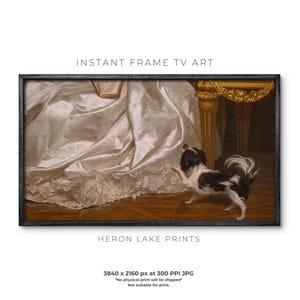 Vintage Dog and Spanish Dress Art for Frame TV (Digital Download)