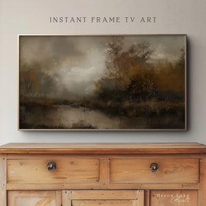 Samsung Frame Tv Art | Vintage Autumn Digital Download | Landscape Painting | Vintage Landscape Frame Tv Art | Instant Download