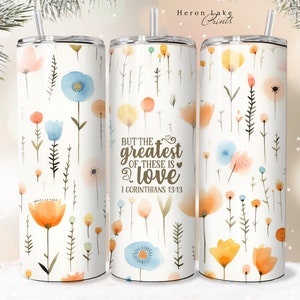 Aber die größte von diesen ist LOVE Jesus Tumbler Wrap PNG Floral Christian 20 oz Straight Sublimation Download Seamless